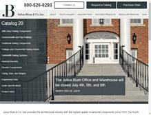 Tablet Screenshot of juliusblum.com